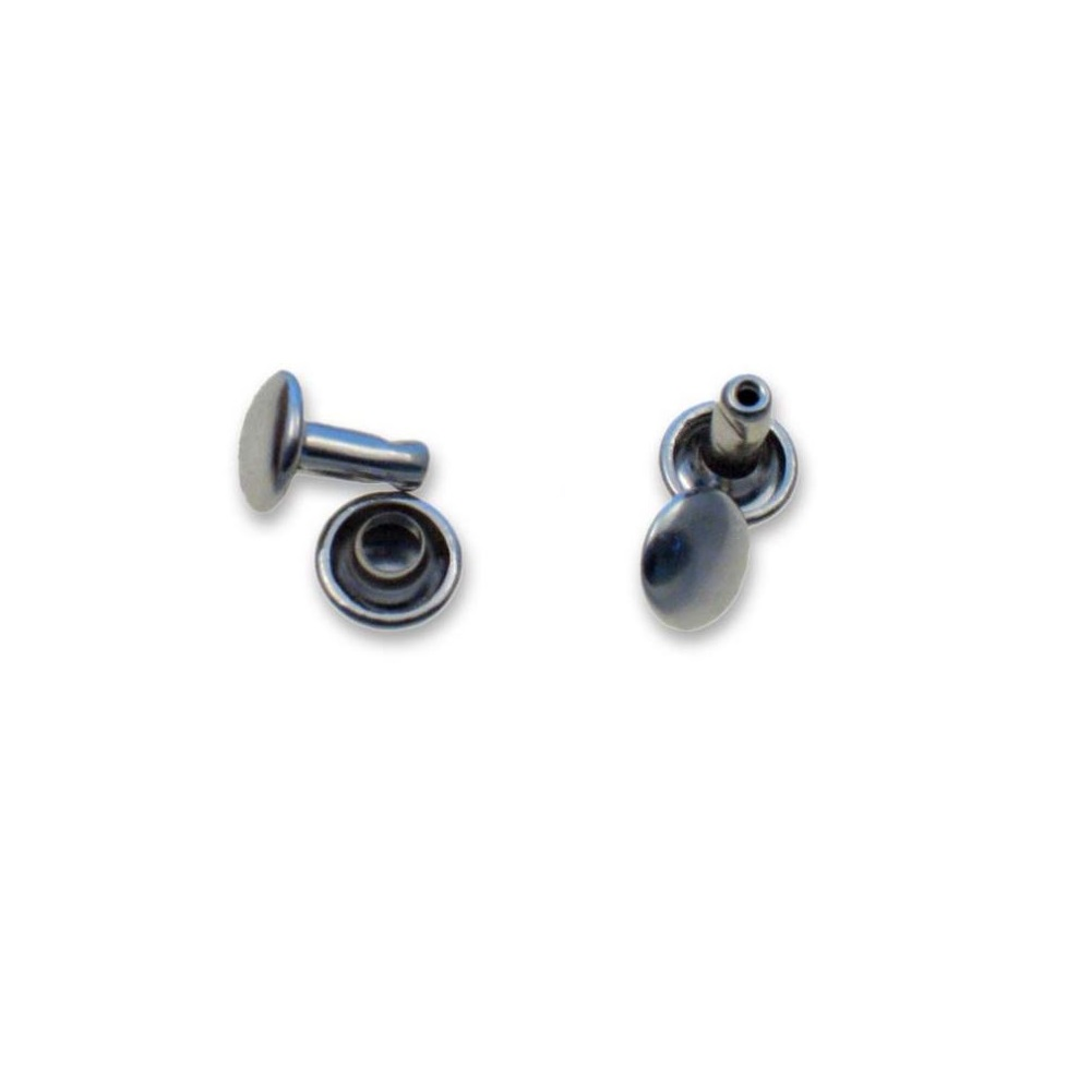 1 set of rivets for stainless tag including 2 rivets and 2 caps.